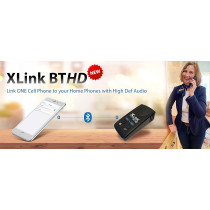 Xtreme Technologies XLink BT HD - HD Audio Bluetooth Cell to Home Phone Adapter