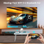 Mini Portable 4K Projector HY300 ULTRA with Bluetooth 5.4, WIFI6, 5W Speaker, 160 ANSI, Android 11, 210° Rotation Mini Portable 4K Projector HY300 ULTRA with Bluetooth 5.4, WIFI6, 5W Speaker, 160 ANSI, Android 11, 210° Rotation