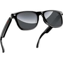 Blackview Smart Glasses Bluetooth 5.3, Lunettes de Soleil Open Ear, Assistant Vocal, Protection Lumière Bleue