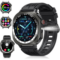 Montre Connectée 2025 AMOLED 3D 1.43 IP68 Sport & Santé
