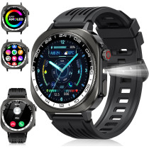 Montre Connectée 2025 AMOLED 3D 1.43 IP68 Sport & Santé
