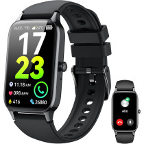 Montre Connectée 2025 1.57” avec Appels, Suivi Cardio, Sommeil, 113 Sports, Étanche IP68 Android iOS