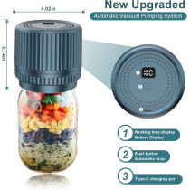 M12 Auto Stop Scellant sous Vide pour Bocaux Mason 2025
