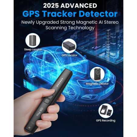 JAXTIN G9 Pro Hidden Camera & Spy Detector - GPS Tracker & Bug Finder 2025