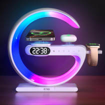 RYND 2025 : Enceinte 5-en-1 avec Horloge et Chargeur Sans Fil