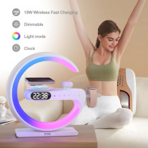 RYND 2025 : Enceinte 5-en-1 avec Horloge et Chargeur Sans Fil