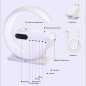RYND 2025 5-in-1 Magnetic Speaker Alarm Clock with Wireless Charger & Adjustable Night Light, White RYND 2025 5-in-1 Magnetic Speaker Alarm Clock with Wireless Charger & Adjustable Night Light, White