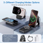 2025 Wireless Magnetic 3-in-1 Fast Charging Station for iPhone 17-12 Pro Max, Apple Watch & AirPods with Light 2025 Wireless Magnetic 3-in-1 Fast Charging Station for iPhone 17-12 Pro Max, Apple Watch & AirPods with Light