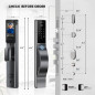 Serrure Intelligente 3D Reconnaissance Faciale HD, Entrée Sans Clé, WiFi, Auto-Verrouillage, App Wishome Serrure Intelligente 3D Reconnaissance Faciale HD, Entrée Sans Clé, WiFi, Auto-Verrouillage, App Wishome