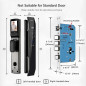 Smart WiFi Door Lock with 3D Face Recognition, Fingerprint, Video Doorbell & Keyless Entry Options