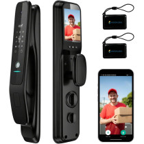 Serrure Intelligente 3D Reconnaissance Faciale avec Caméra