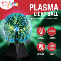 Boule Plasma 7 Playbees Green - Tesla, Électricité Statique