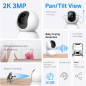 TP-Link Tapo 2K Pan/Tilt Security Camera 2-Pack with Motion Detection, 2-Way Audio, Night Vision & Alexa/Google Home TP-Link Tapo 2K Pan/Tilt Security Camera 2-Pack with Motion Detection, 2-Way Audio, Night Vision & Alexa/Google Home