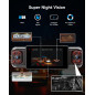 IIWEY N5 Dash Cam 4 Canaux 360°, 1080P Avant/Arrière Intérieur, Vision Nocturne 8 IR, WiFi 5G, Carte 128GB offerte