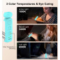 Lampe de Lecture Rechargeable Gritin, 3 Températures, 5 Niveaux, Compacte, Clip Bleu pour Lecteurs Lampe de Lecture Rechargeable Gritin, 3 Températures, 5 Niveaux, Compacte, Clip Bleu pour Lecteurs