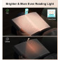 Gritin Rechargeable Reading Light Clip-On, 3 Color Temperatures, 5-Level Dimmable, Eye-Caring Blue Gritin Rechargeable Reading Light Clip-On, 3 Color Temperatures, 5-Level Dimmable, Eye-Caring Blue