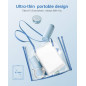 SUXIO 10000 Lux Light Therapy Lamp - Portable Touch Control Daylight Box with 3 Timers, Modes & Memory Function