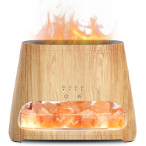 SALKING 2-in-1 Ultrasonic Essential Oil Diffuser & Himalayan Salt Lamp