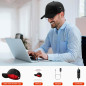 Laser Hair Growth Cap with Red Light Therapy for Hair Regrowth – Deep Black Design Laser Hair Growth Cap with Red Light Therapy for Hair Regrowth – Deep Black Design
