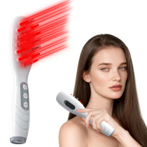 Peigne Laser & Therabrush : Croissance des Cheveux Rouge