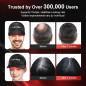 CAYAMA Casquette de Thérapie par Lumière Rouge 510 LED pour des Cheveux Plus Denses et Sains Homme & Femme CAYAMA Casquette de Thérapie par Lumière Rouge 510 LED pour des Cheveux Plus Denses et Sains Homme & Femme