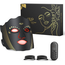 Rechargeable Red Light Therapy LED Face Mask for Comfortable Home Use