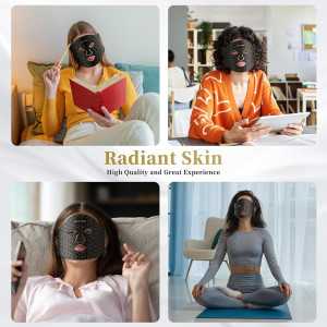 Masque LED visage 850nm NIR anti-âge, fermeté & éclat