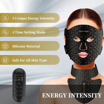 Masque LED visage 850nm NIR anti-âge, fermeté & éclat