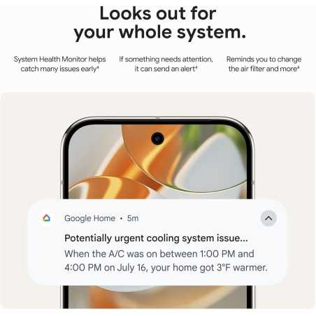 Google Nest Learning Thermostat 4th Gen + Sensor 2nd Gen - Obsidian