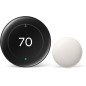 Thermostat Google Nest Learning 4ème Gén + Capteur Température Nest 2ème Gén - Obsidian Thermostat Google Nest Learning 4ème Gén + Capteur Température Nest 2ème Gén - Obsidian