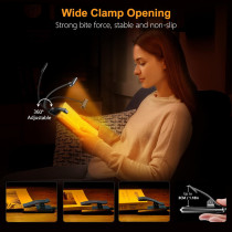 Gritin 19 LED Rechargeable Book Light - Eye-Caring, 3 Colors, 80H Runtime