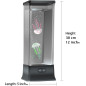 COLORLIFE Electric Jellyfish Tank Table Lamp with Color Changing Light for Home & Mood Relaxation (Black) COLORLIFE Electric Jellyfish Tank Table Lamp with Color Changing Light for Home & Mood Relaxation (Black)