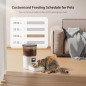 Distributeur Automatique de Nourriture IMIPAW 3L, Portion Programmable, Double Alimentation, pour Chats et Petits Chiens Distributeur Automatique de Nourriture IMIPAW 3L, Portion Programmable, Double Alimentation, pour Chats et Petits Chiens