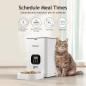 Distributeur Automatique VOLUAS pour Chats et Chiens - Programmable 4 Repas Quotidiens avec Enregistreur Vocal Distributeur Automatique VOLUAS pour Chats et Chiens - Programmable 4 Repas Quotidiens avec Enregistreur Vocal