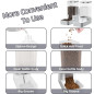 Gravity Pet Feeder & Water Dispenser Set, 3.8L Automatic Dog & Cat Feeder with Large Capacity Gravity Pet Feeder & Water Dispenser Set, 3.8L Automatic Dog & Cat Feeder with Large Capacity