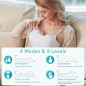 Paruu P10 Wearable Hands-Free Electric Breast Pump, 338mmHg Suction, Low Noise, 4 Modes, 9 Levels, 2 Pack Paruu P10 Wearable Hands-Free Electric Breast Pump, 338mmHg Suction, Low Noise, 4 Modes, 9 Levels, 2 Pack