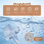 Tire-lait Électrique Portable Sans Mains MY-375, 4 Modes, 12 Niveaux, 2 Pièces, Blanc Tire-lait Électrique Portable Sans Mains MY-375, 4 Modes, 12 Niveaux, 2 Pièces, Blanc