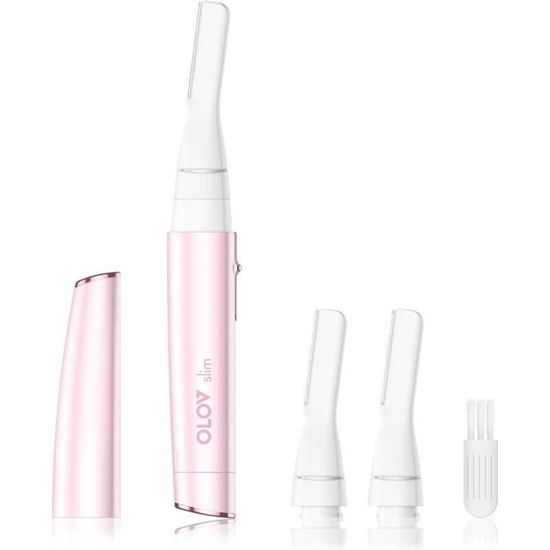 Painless Facial Hair Remover for Women | Electric Eyebrow Trimmer Pink