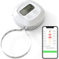 arboleaf Ruban Mètre Corporel Bluetooth 60in avec Application, Mesure Graisse Corporelle, Retractable