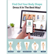 Slimpal Smart Body Measuring Tape with Bluetooth App for Fitness Tracking