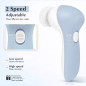 Brosse Nettoyante Visage COSLUS 2-en-1 Électrique Silicone Étanche Exfoliation Massage Profond
