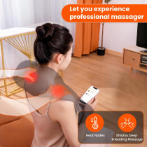 AMZPONY® Cordless Neck Massager with Heat - Deep Tissue Pain Relief
