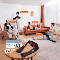 AMZPONY® Massageur Cou Sans Fil Chauffant - Soulage Douleurs