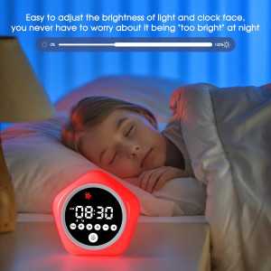 Réveil Enfant : Horloge Approuvée OK to Wake avec Lumières