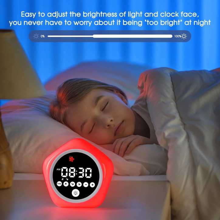 Kids Alarm Clock with Green & Red Light, Toddler Sleep Training OK to Wake Clock for Children Kids Alarm Clock with Green & Red Light, Toddler Sleep Training OK to Wake Clock for Children