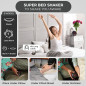 Sonic Bomb Dual Extra Loud Alarm Clock with Bed Shaker & Battery Backup for Heavy Sleepers, Black