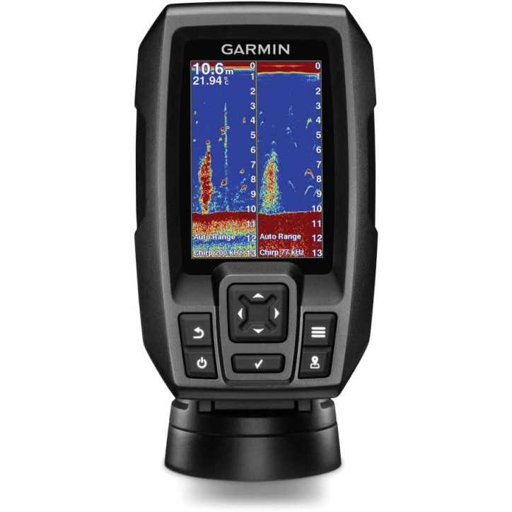Garmin Striker 4 GPS Sondeur 3,5 avec Transducteur CHIRP, Modèle 010-01550-00