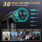 Deep Tissue Massage Gun, Handheld Electric Muscle Massager with 9 Attachments & 30 Speeds (Black) Deep Tissue Massage Gun, Handheld Electric Muscle Massager with 9 Attachments & 30 Speeds (Black)