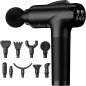Deep Tissue Massage Gun, Handheld Electric Muscle Massager with 9 Attachments & 30 Speeds (Black) Deep Tissue Massage Gun, Handheld Electric Muscle Massager with 9 Attachments & 30 Speeds (Black)