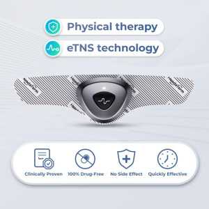 HeadaTerm-2 Casque Rechargeable e-TNS Traitement Migraine Sans Médicaments, Rapide, Efficace, 3 Électrodes